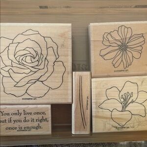 Stampin' Up! Floral Wood Stamp Set fifth Avenue florals